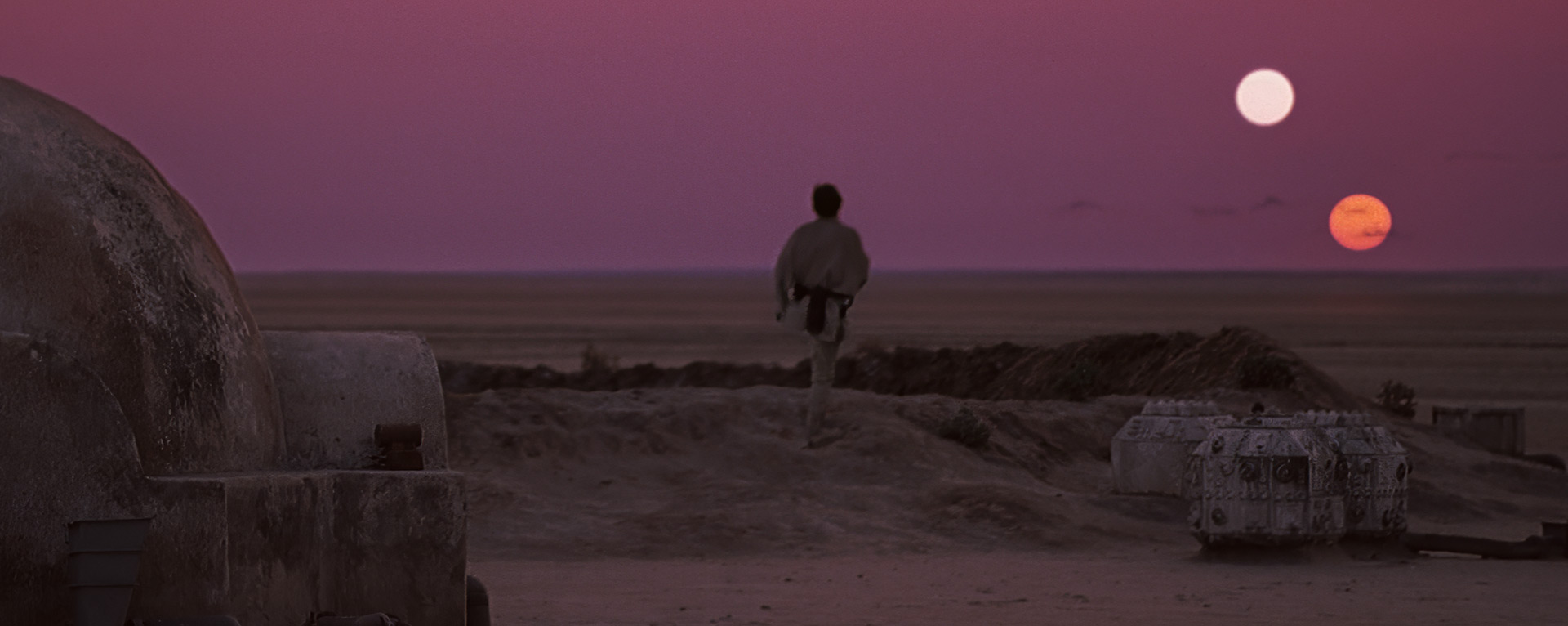 Twin suns on Tatooine