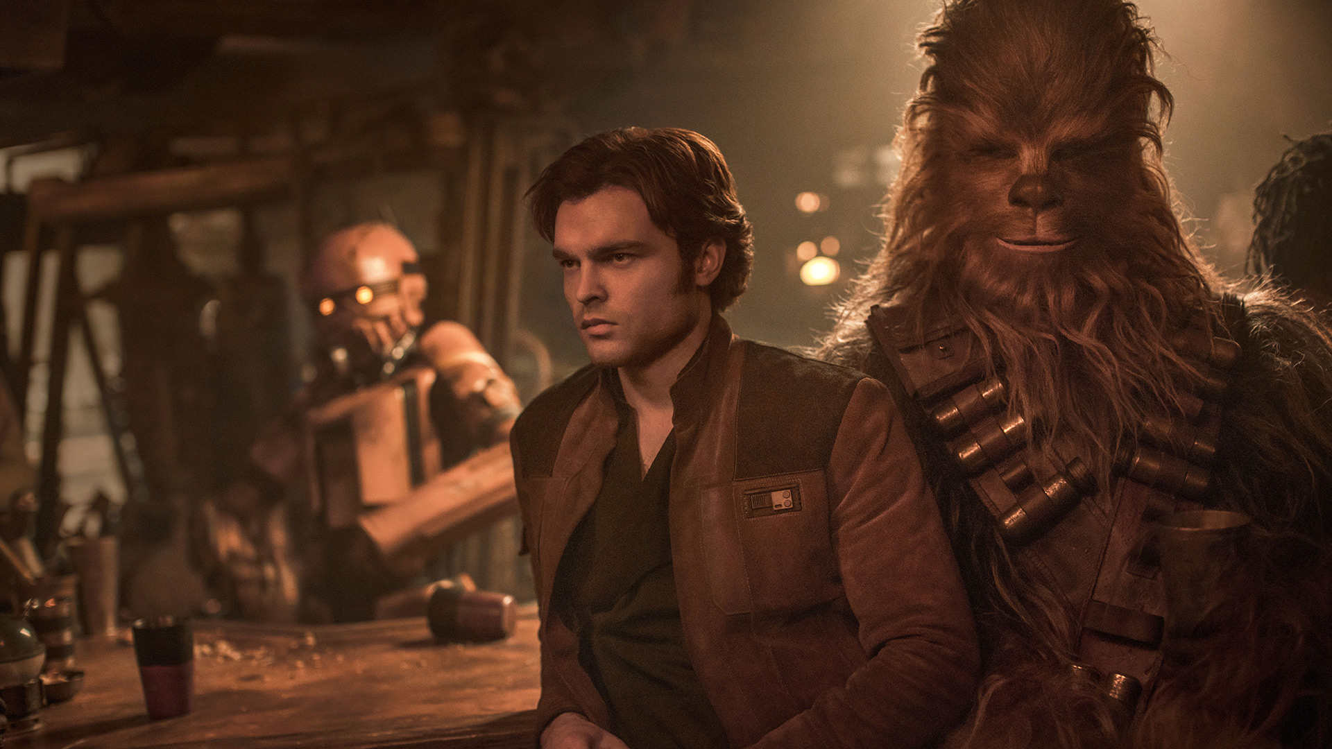 Han Solo and Chewbacca