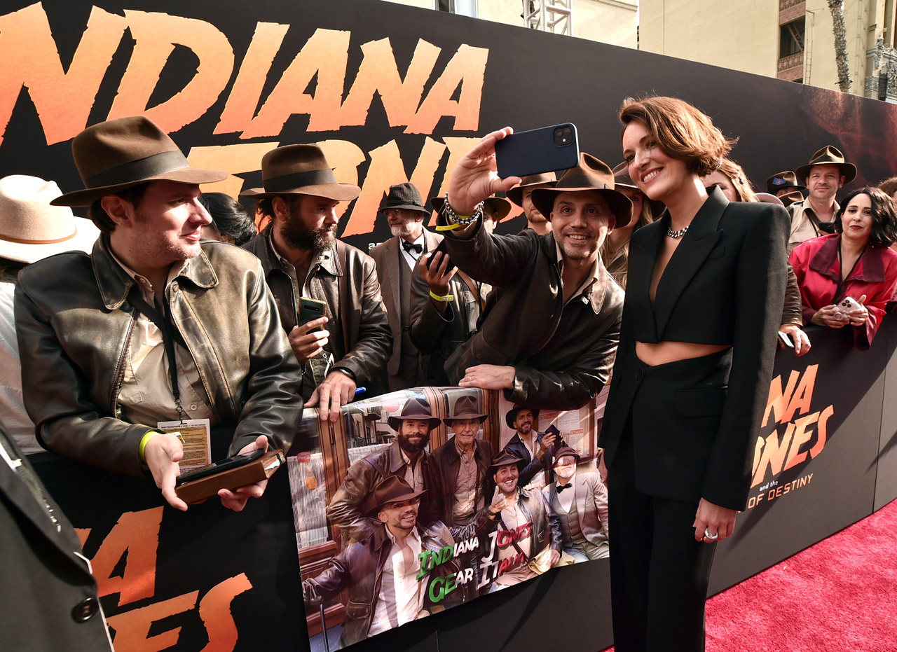 Phoebe Waller-Bridge attends the Indiana Jones and the Dial of Destiny U.S. Premiere at the Dolby Theatre in Hollywood, California on June 14, 2023.