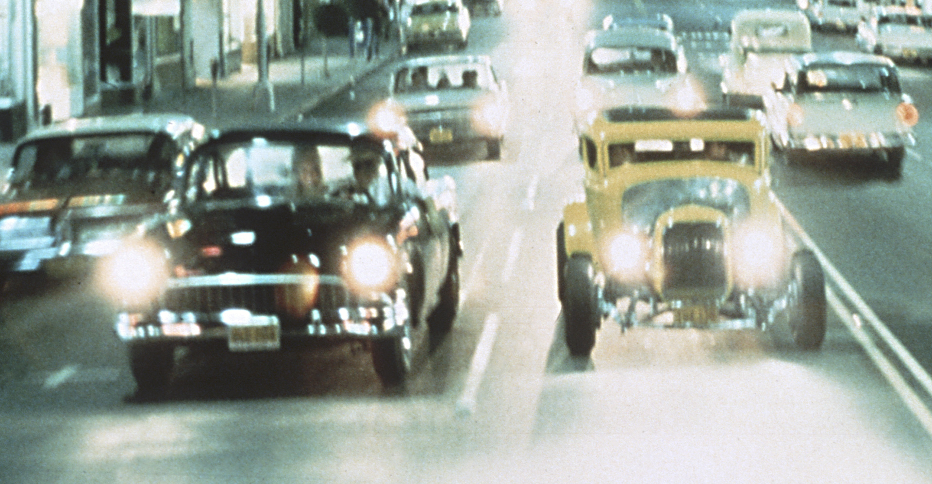 The Chevrolet and Deuce Coupe in American Graffiti