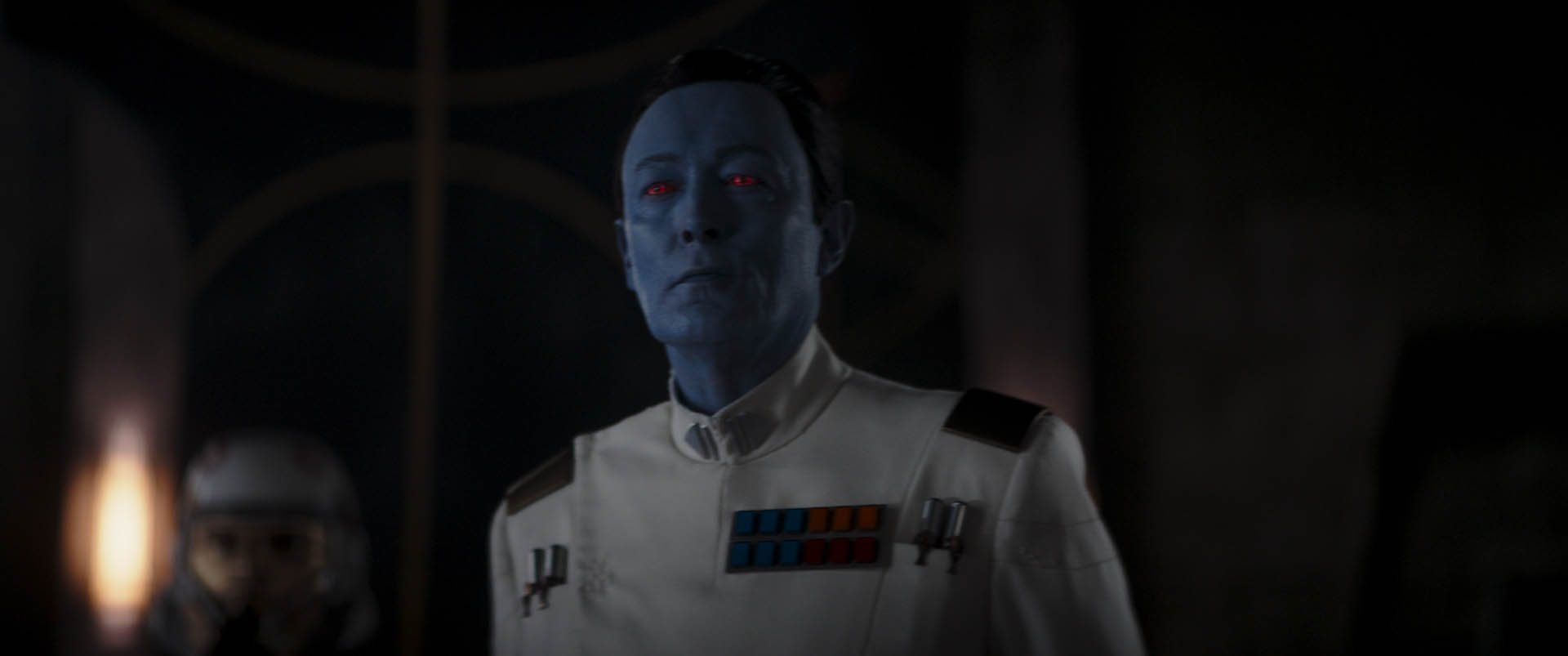 Grand Admiral Thrawn (Lars Mikkelsen) in Lucasfilm's STAR WARS: AHSOKA, exclusively on Disney+. ©2023 Lucasfilm Ltd. & TM. All Rights Reserved.