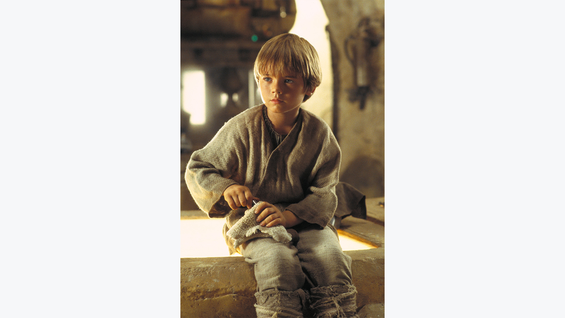 Anakin Skywalker in The Phantom Menace.