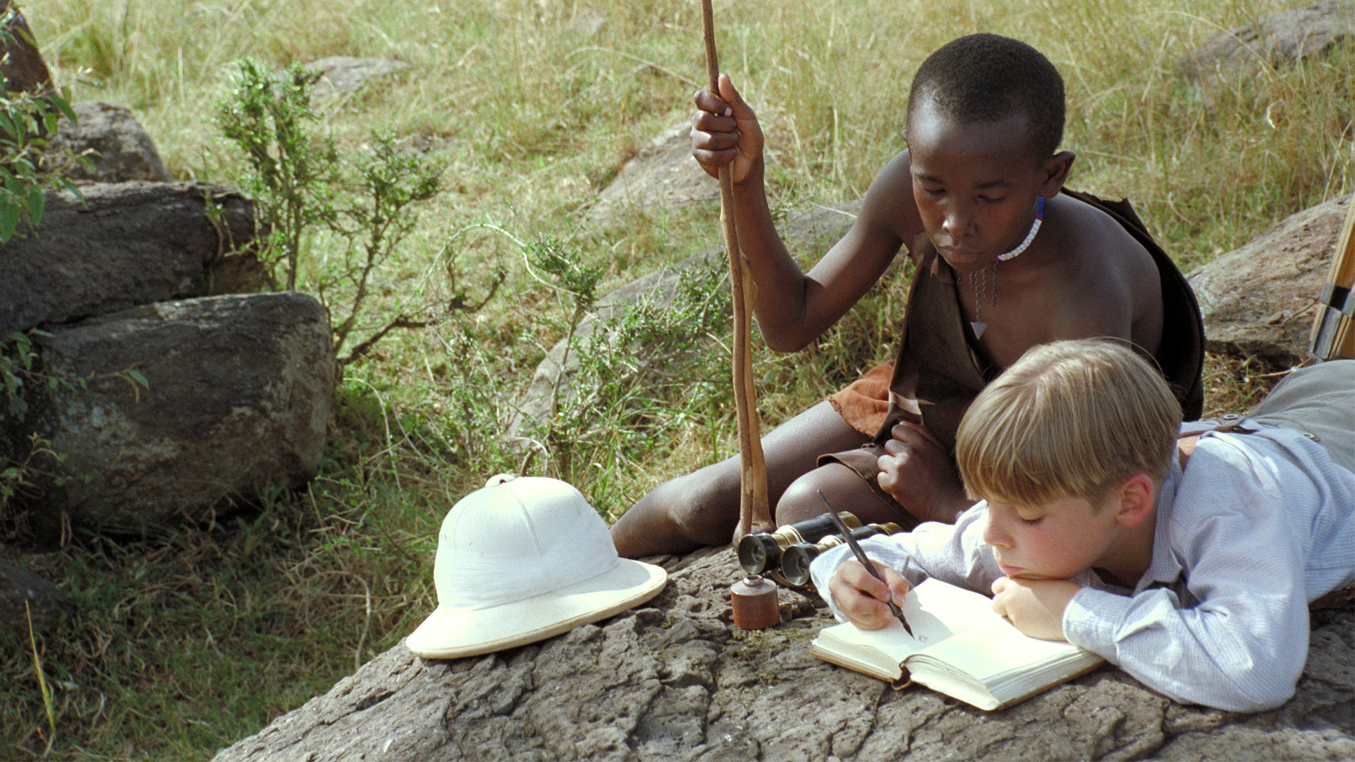 Meto and Indy in Africa