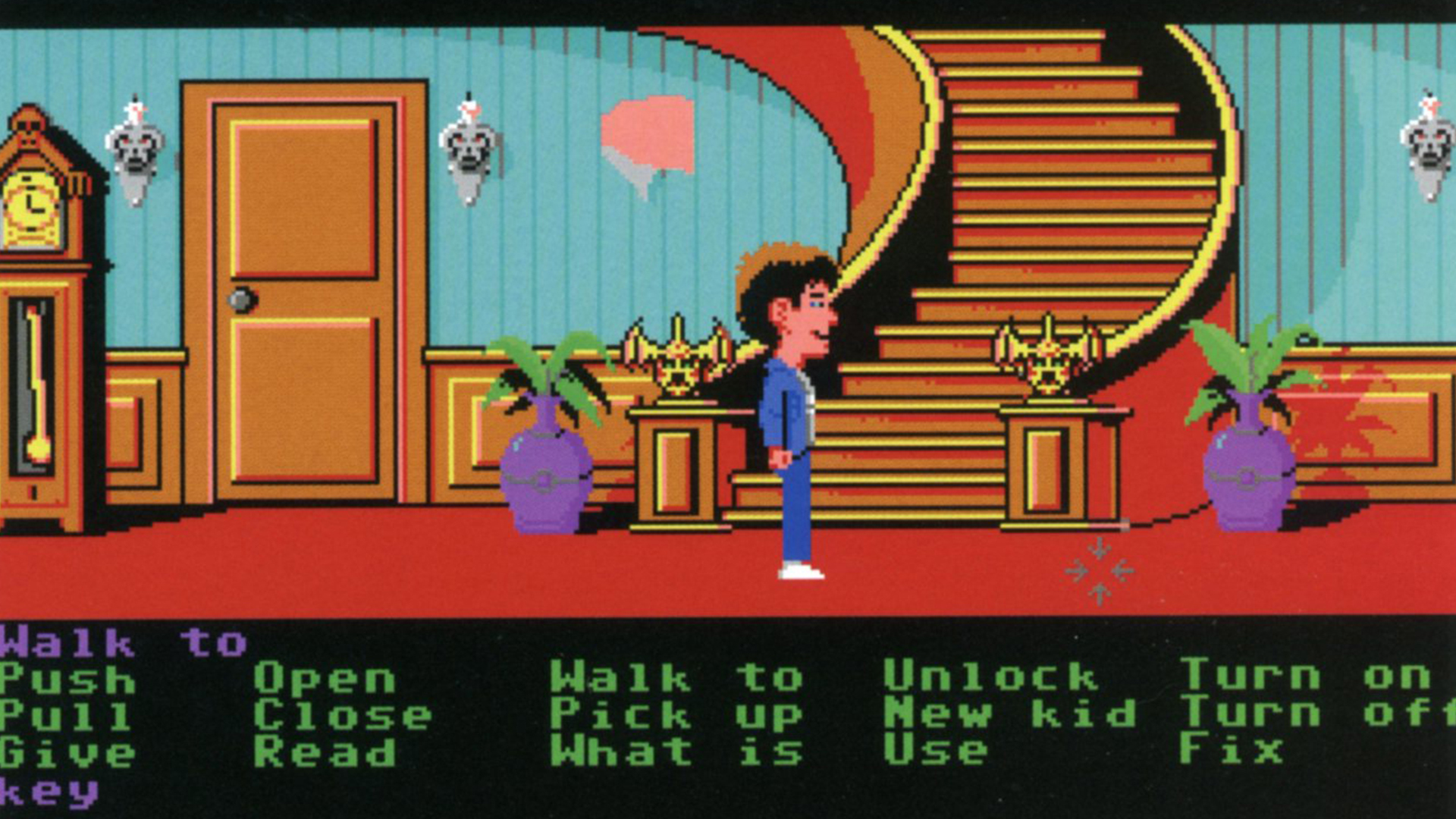 Original screenshot from Maniac Mansion