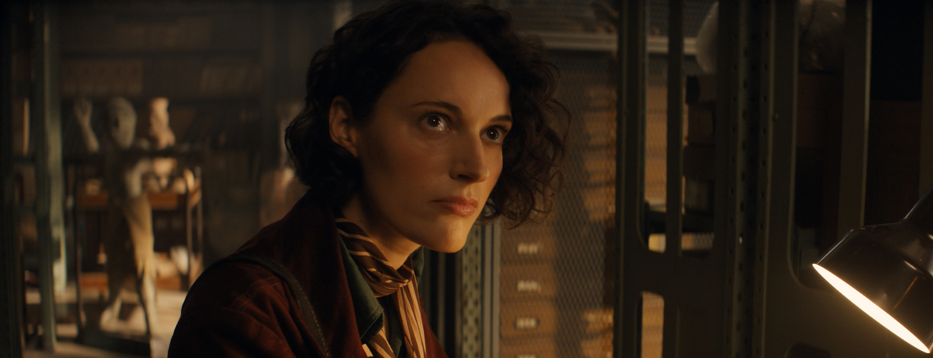 Helena (Phoebe Waller-Bridge) in Lucasfilm's INDIANA JONES AND THE DIAL OF DESTINY.