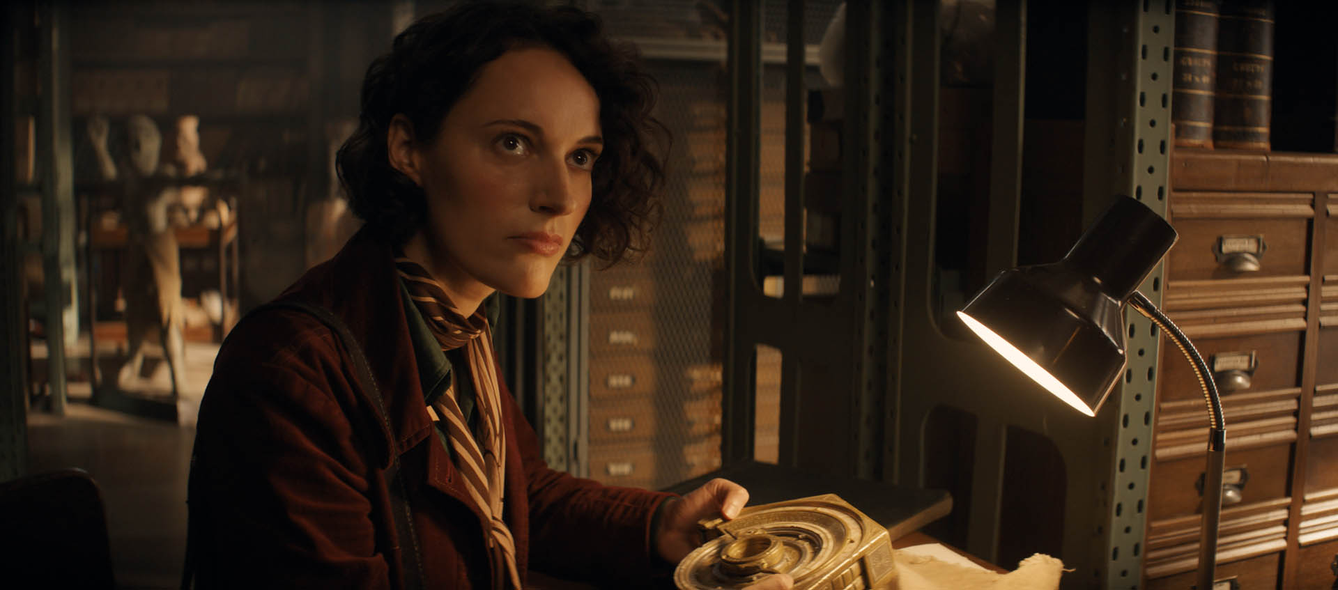 Helena (Phoebe Waller-Bridge) in Lucasfilm's INDIANA JONES AND THE DIAL OF DESTINY.