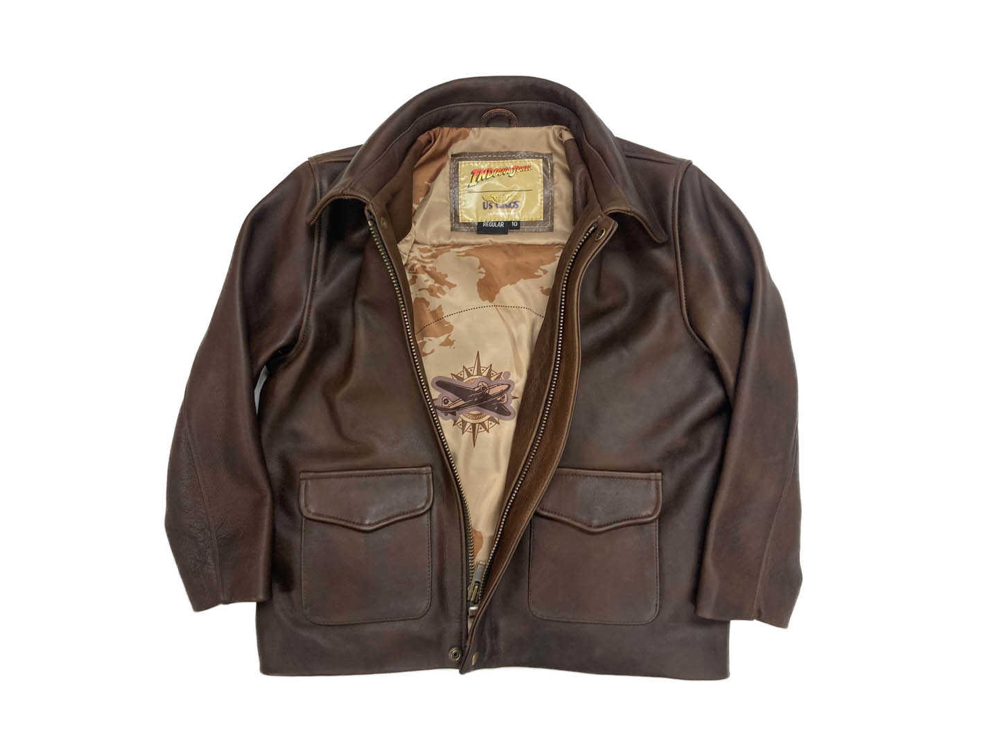 US Wings kids Indiana Jones jacket front