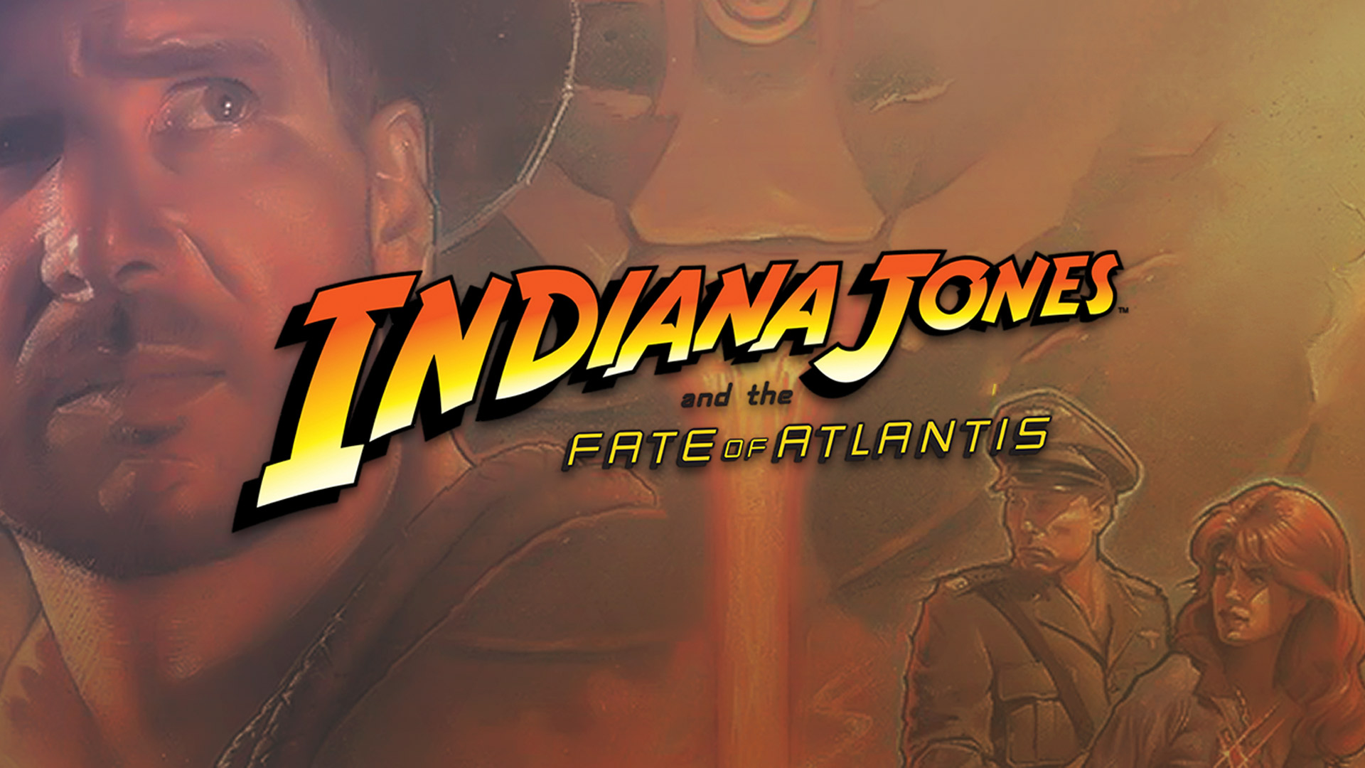 Indiana Jones and the Fate of Atlantis game key art