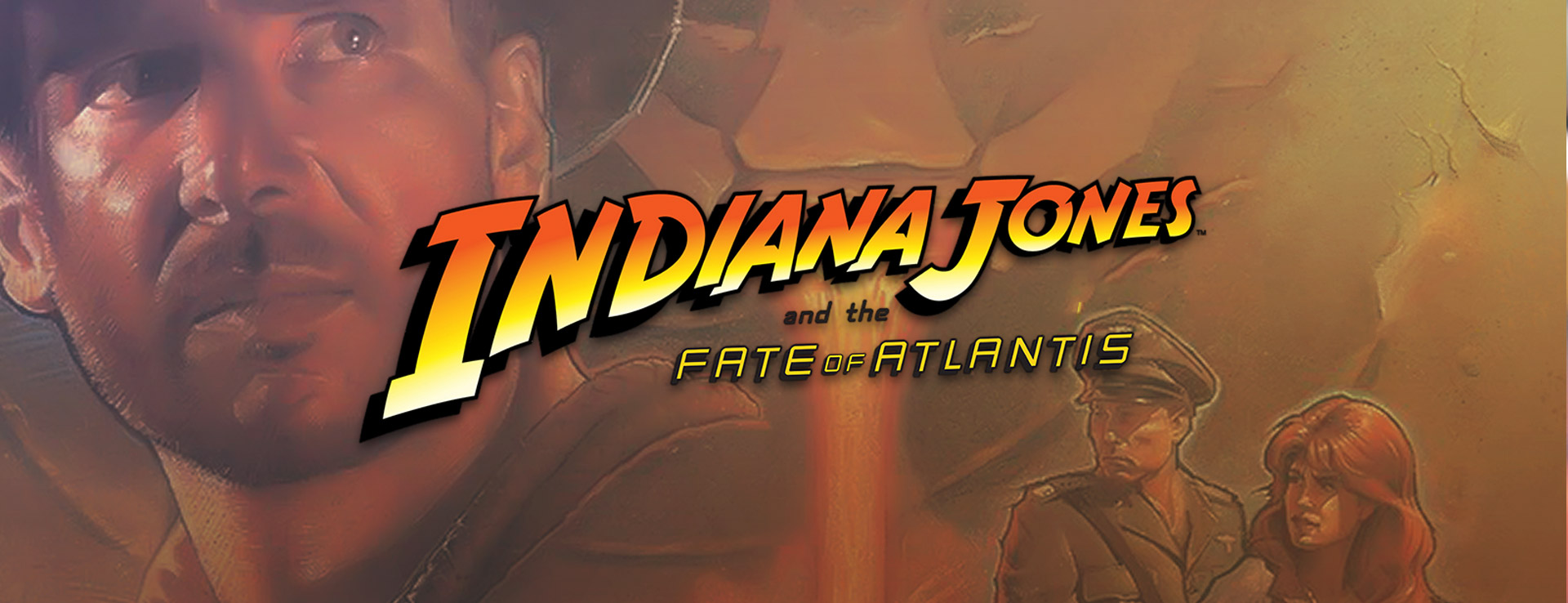 Indiana Jones and the Fate of Atlantis game key art