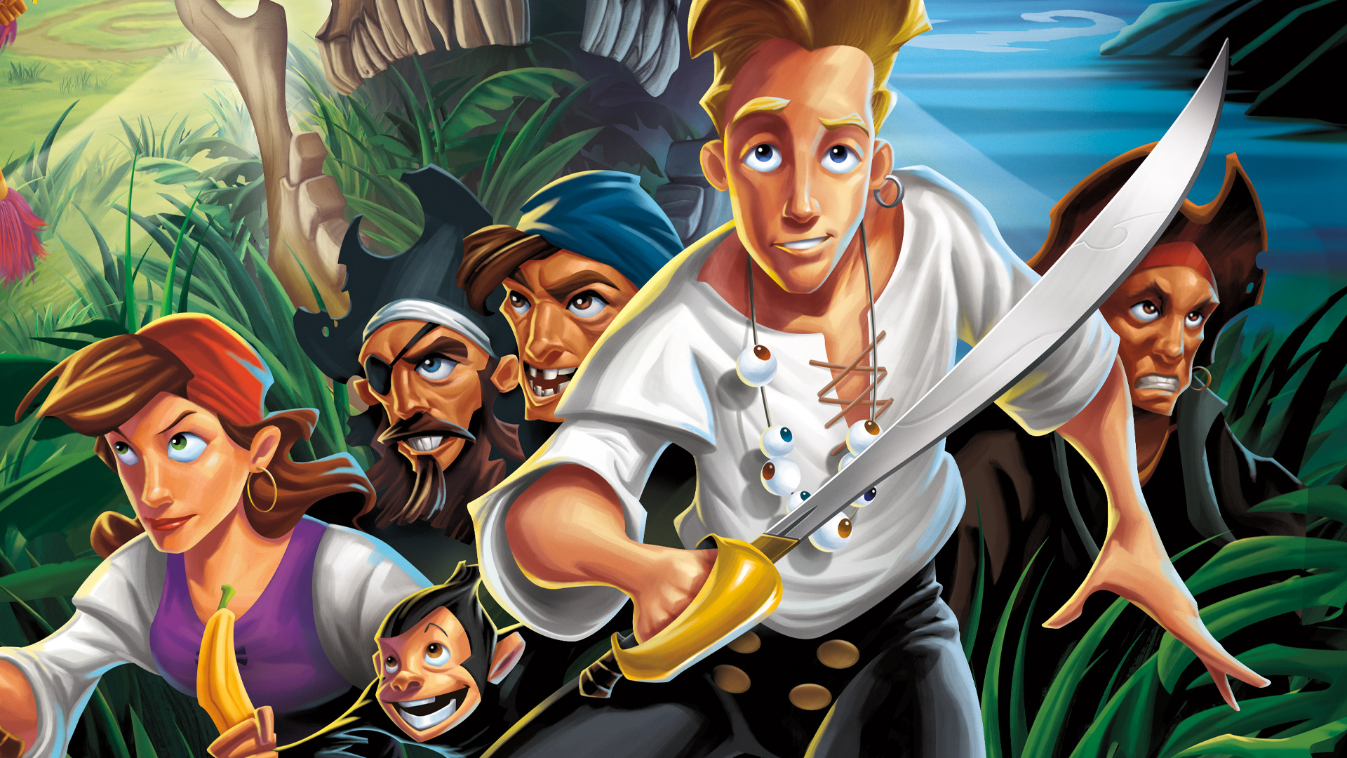 The Secret of Monkey Island key art