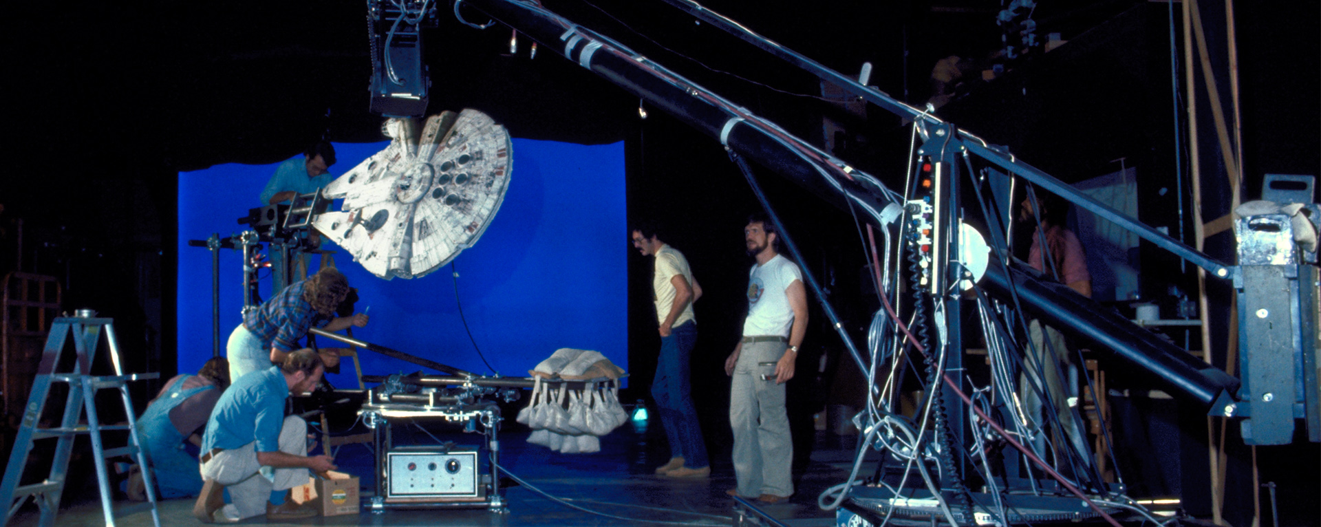 ILM crew working on Star Wars