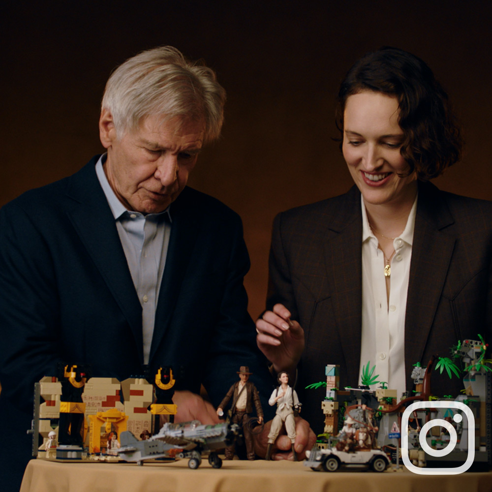 Harrison Ford and Phoebe Waller-Bridge