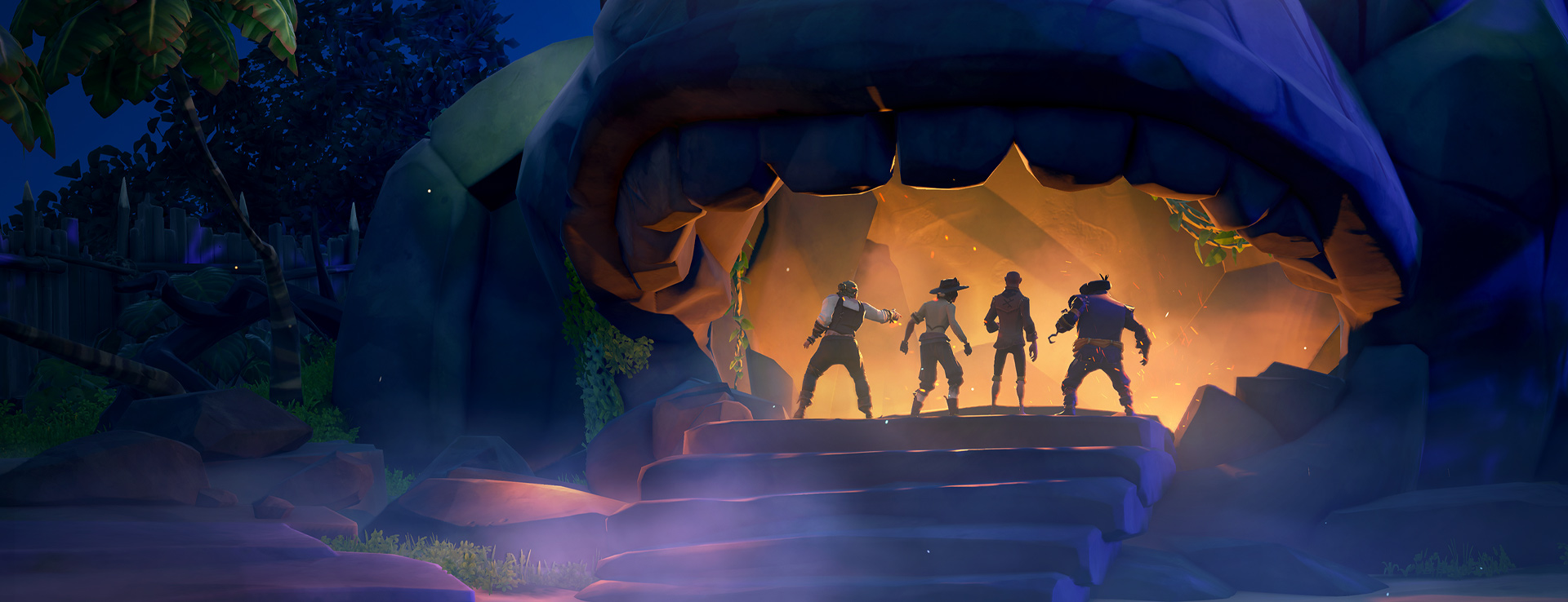 A gameplay screenshot from The Legend of Monkey Island and Sea of Thieves