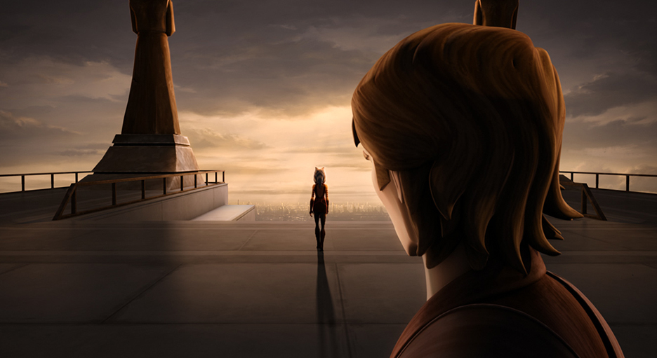 Ahsoka Tano and Anakin Skywalker