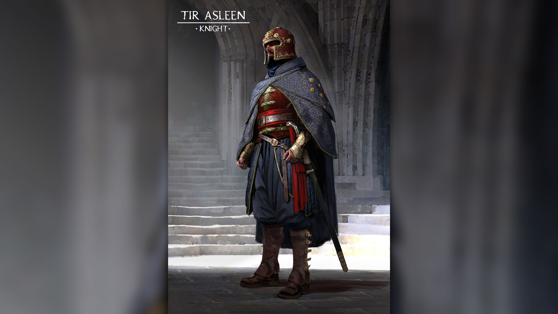 Tir Asleen knight concept art