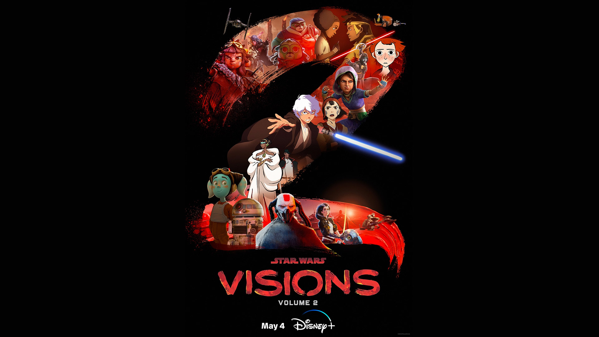 Star Wars: Visions key art